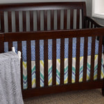 Zebra Romp 7pc Crib Bedding Set